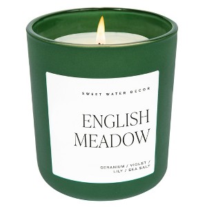Sweet Water Decor English Meadow Green Matte Jar - 15oz - 1 of 3