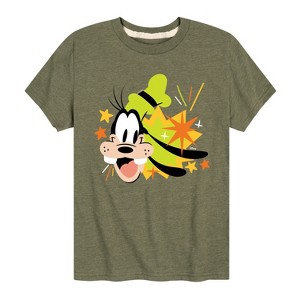 Boys' - Disney - Goofy Head Short Sleeve Graphic T-Shirt - 1 of 4