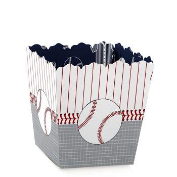 Big Dot of Happiness Batter Up - Baseball - Party Mini Favor Boxes - Baby Shower or Birthday Party Treat Candy Boxes - Set of 12