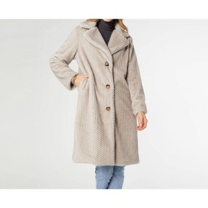Women's Lenore Faux Fur Coat - COCO + CARMEN - 1 of 3