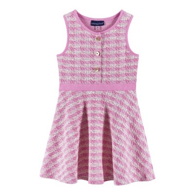 Andy & Evan  Toddler  Pink Tweed Knit Dress