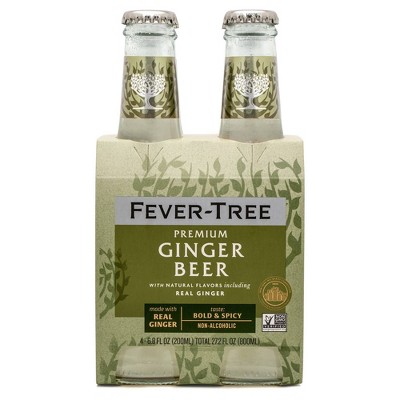 Fever-Tree Premium Ginger Beer Bottles - 4pk/6.8 fl oz_4