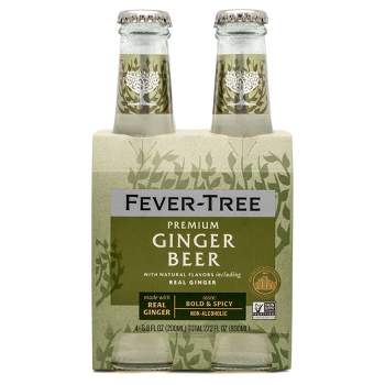 Fever-Tree Premium Ginger Beer Bottles - 4pk/6.8 fl oz