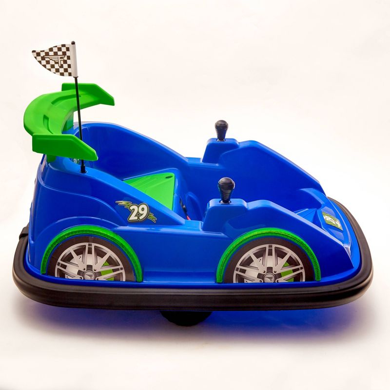 Flybar FunPark Racer Bumper Car - Blue, 3 of 15