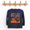 The Juniper Shop Just A Boy Who Loves Dirt Toddler Long Sleeve Tee - 2 of 4