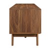 Modway Iterate 59" TV Stand – Mid-Century Modern Entertainment Console with Fluted Doors, Storage Cabinets & Cable Ports - 4 of 4
