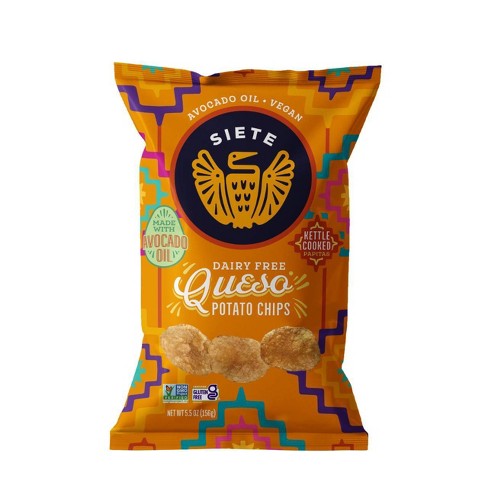 Siete Kettle Cooked Queso Potato Chips - 5.5oz - image 1 of 3