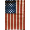 American Flag Burlap Flag House Flag USA Patriotic 28" x 40" Briarwood Lane - 3 of 4