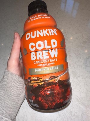 Pumpkin Spice Cold Brew Concentrate: A Dunkin' Delight!