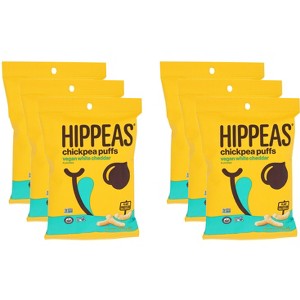 Hippeas White Cheddar Chickpea Puffs - Case of 6 - 1.5 oz - 1 of 2