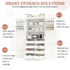 KTMBDW Kitchen Pantry Cabinet, Pantry Storage Cabinet with Adjustable Shelves and 8 Pull-out Trays, Sideboard Buffet Cupboards Storage Shelf - 4 of 4