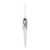 Melrose Snowman Drop Ornament (Set of 12) - 2 of 3