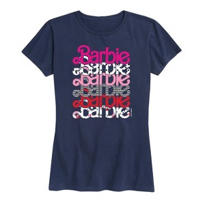 Women's - Barbie - Stacked Barbie Vday Short Sleeve Graphic T-Shirt - 1 of 4