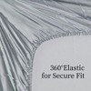 Dsvimoy Bedding Set Silky Satin Sheets with Deep Pocket Luxurious Comfort for Bedroom, Blue, 12"*10"*3" - 4 of 4