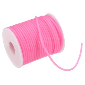 Unique Bargains Hollow Pipe Tubing Rubber Cord Silicone Stretchy Durable Elastic Beading Cord 1 Pc - 1 of 4