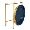 Kate and Laurel Celia Round Metal Side Table, 18.25x18.25x22, Navy Blue - 4 of 4