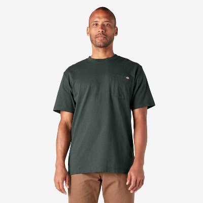 Dickies Heavyweight Short Sleeve Pocket T-shirt, Hunter Green (gh), 3x ...