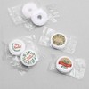 Big Dot of Happiness Feliz Navidad - Holiday and Spanish Christmas Party Round Candy Sticker Favors - Labels Fits Chocolate Candy (1 Sheet of 108) - 3 of 4