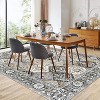 Coucheta Area Rug Washable Non-Slip Vintage Floral Carpet for Living Room Kitchen Bedroom, Multi-Color & Size - 4 of 4