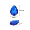 Unique Bargains Acrylic Flat Back Teardrop DIY Decor Jewelry Rhinestone 20 Pcs - 2 of 4