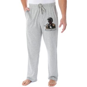 Annabelle Men's Movie The Conjuring Films Loungewear Pajama Pants Heather Grey - 1 of 3