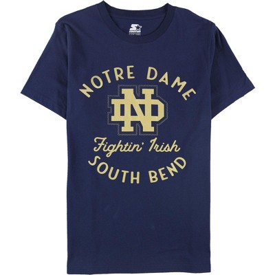 STARTER Mens University Of Notre Dame Graphic T-Shirt