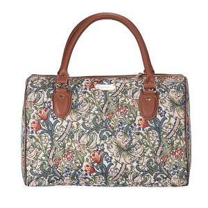 Signare USA William Morris Golden Lily Green Travel Bag - 1 of 4