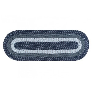 Country Stripe Collection 100% Polypropylene Reversible Indoor Area Utility Rug - Better Trends - 1 of 4