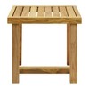 Flora Home 18"H Solid White Oak Mini Bench: Lacquered Indoor Seat, Non-Upholstered, 250lb Capacity - 4 of 4