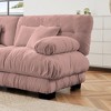NicBex Couches for Living Room 2-Seater Sofa Cloud Couch Comfort Chenille Upholstered Sofa 2 Lumbar Pillows and 2 Throw Pillows for Bedroom - 3 of 4