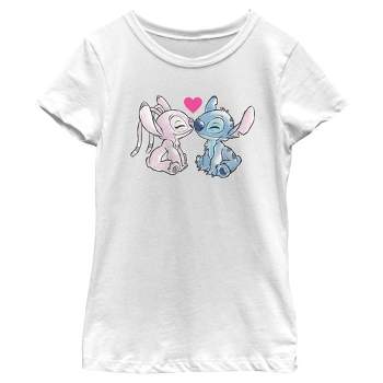 Girl's Lilo & Stitch Pineapple Lover Stitch T-shirt - Mint - Medium ...