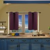 PiccoCasa Window Rod Pocket Valance Thermal Insulated Curtain Panels 2Pcs - 2 of 4