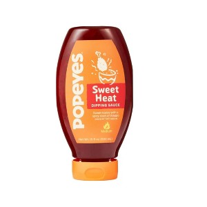 Popeyes Louisiana Kitchen Sweet Heat Dipping Sauce, 18 oz Bottle (Pack of 2) - 1 of 4