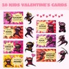 Joyfy 30 Packs Valentines Day Sticky Wall Ninja Climbing Men  with Gifts Cards for Kids Party Favor, Classroom Exchange Gift - 4 of 4