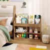Tangkula 3-Tier Kid's Bookshelf w/Display Rack & 4 Compartments for Kids Room Playroom - 2 of 4