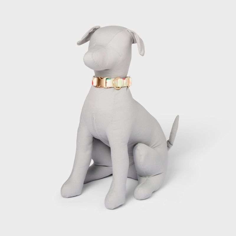 Modern Floral Dog Fashion Adjustable Collar - L - Boots &#38; Barkley&#8482;, 3 of 6