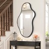Beautyolove Irregular Aluminum Alloy Framed Asymmetrical Wall Mirror - 3 of 4