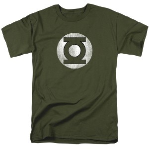 Dc Green Lantern Green Lantern Logo Distressed Adult T-Shirt - 1 of 4