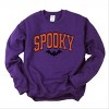 Varsity Spooky Bat Distressed - Sweatshirt - 3 of 4