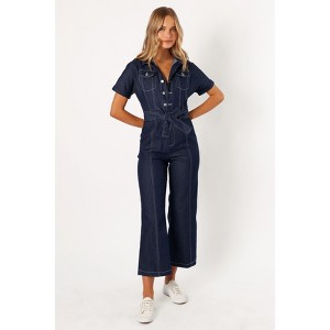 Petal and Pup Womens Demi Contrast Stitch Jumpsuit - 1 of 4