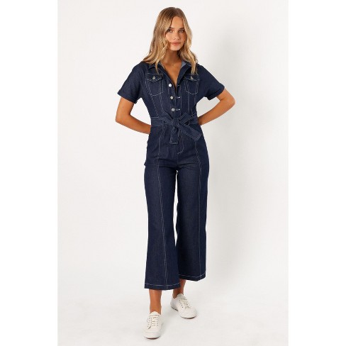 Contrast stitch jumpsuit on sale