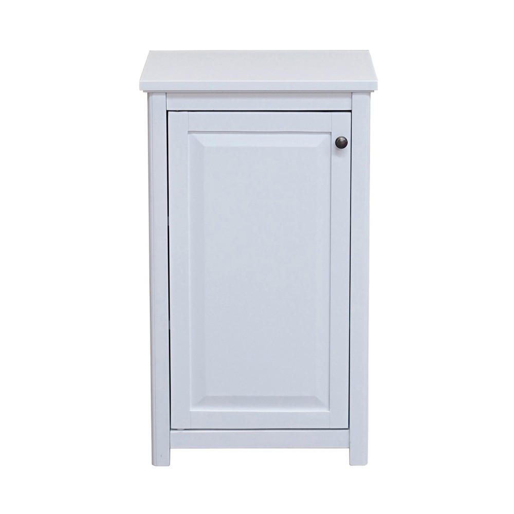 29"x17" Dorset Floor Bath Storage Cabinet with Door - Alaterre Furniture: Wood Composite, Adjustable Shelves, Metal Hardware