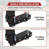 Pickup Truck Bed Rack | 45" - 66" Adjustable Width | 1000 LB. Load Capacity | Non-Drilling Full Size Steel Truck Ladder Rack - 4 of 4