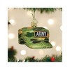 Old World Christmas Blown Glass Ornament for Christmas Tree, Army Cap - 4 of 4