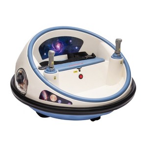 Jojoka 12V Kids Bumper Car, Electric Ride On Toy w/Remote Control, 360 Degree Spin, Music, 2 Speeds & Seat Belt - 1 of 4