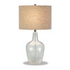 Hudson and Canal 26.75" Tall Watermarked Table Lamp with Fabric Glass Shade Clear: Nautical Coastal Design, UL Listed - 3 of 4