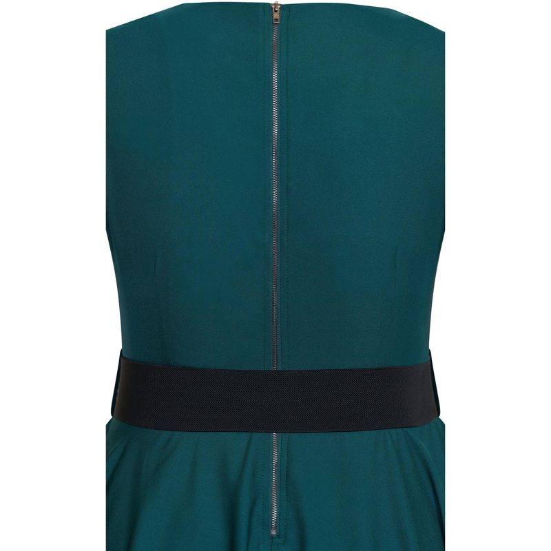 Women's Plus Size Vintage Veronica Dress - sea green | CITY CHIC, 5 of 6