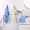 REGALWOVEN Stripe Pattern Cotton Soft Absorbent Durable Hand Towel 14" x 30" - 2 of 4