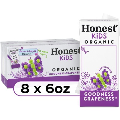 Honest Kids Goodness Grapeness Organic Juice Drink - 8pk/6 fl oz Boxes