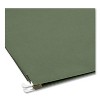 Smead Hanging Pockets with Full-Height Gusset, 1 Section, 3.5" Capacity, Legal Size, Standard Green, 10/Box - 4 of 4